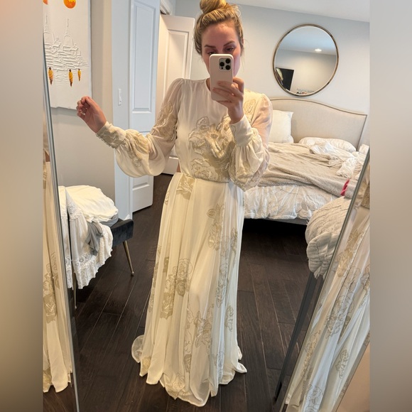 NWOT ASOS EDITION embellished print maxi dress - Picture 3 of 15